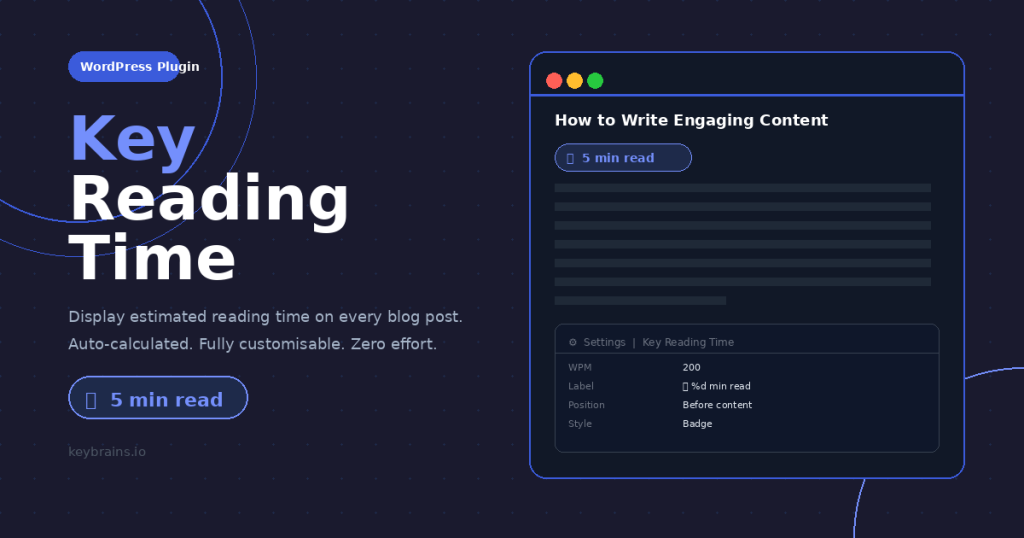 read time plugin